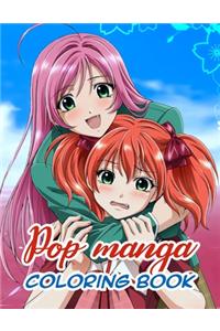Pop Manga Coloring Book