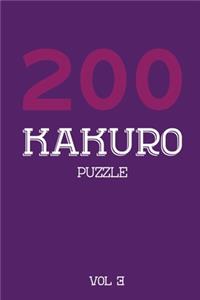 200 Kakuro Puzzle Vol 3