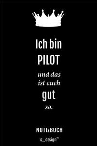 Notizbuch für Piloten / Pilot / Pilotin