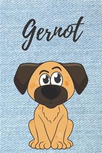 personalisiertes Notizbuch Hunde / Malbuch / Kritzelbuch / Tagebuch / Notizheft / Journal / DIN A5 / Geschenke Gernot