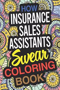 How Insurance Sales Assistants Swear Coloring Book