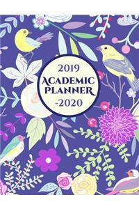 2019-2020 Weekly and Monthly Academic Planner