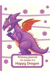 Primary Journal For Grades K-2 Happy Dragon