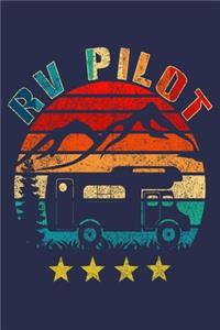 RV Pilot: Funny Vintage Motorhome Travel Vacation Journal