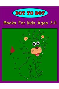 Dot to Dot Books For kids ages 3-5