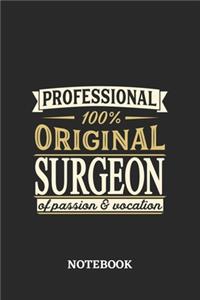 Professional Original Surgeon Notebook of Passion and Vocation