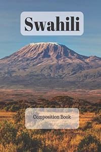 Swahili Composition Book