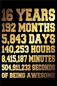 16 Years Of Being Awesome