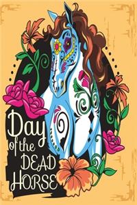 Notizbuch Day of the dead horse Version 1
