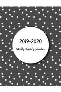 2019-2020 Weekly Monthly Calendar
