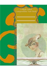 College ruled Composition note book