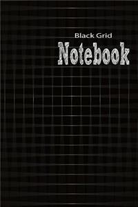 Black Grid Notebook