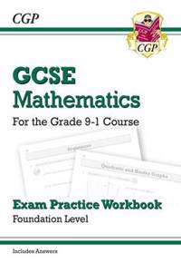 New GCSE Maths Exam Practice Workbook: Foundation - includes Video Solutions and Answers