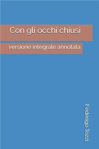 Con gli occhi chiusi