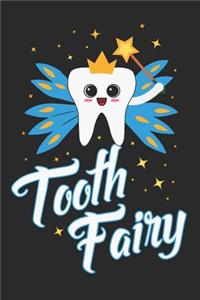 Tooth Fairy: 6x9 Ruled Notebook, Journal, Daily Diary, Organizer, Planner