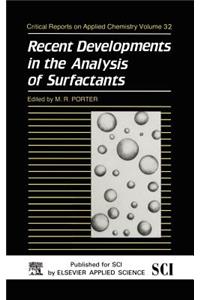 Recent Developments in the Analysis of Surfactants