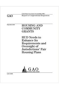 Housing and community grants