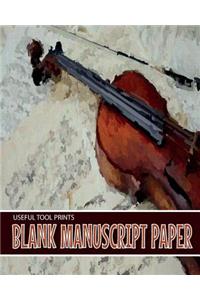 Useful Tool Prints Blank Manuscript Paper