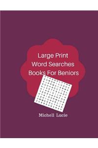 Large Print Word Searches Books For Beniors