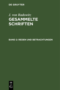 Reden Und Betrachtungen