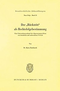 Der Rucktritt ALS Rechtsfolgebestimmung