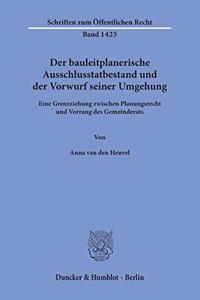 Der Bauleitplanerische Ausschlusstatbestand Und Der Vorwurf Seiner Umgehung