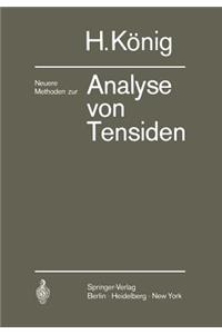 Neuere Methoden Zur Analyse Von Tensiden