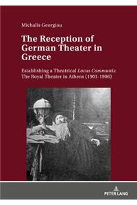 The Reception of German Theater in Greece