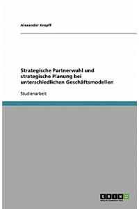 Strategische Partnerwahl und strategische Planung bei unterschiedlichen Geschäftsmodellen