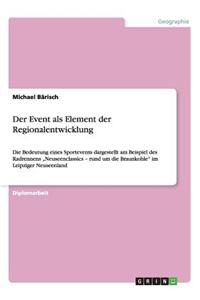 Event als Element der Regionalentwicklung