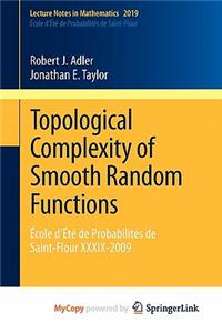 Topological Complexity of Smooth Random Functions