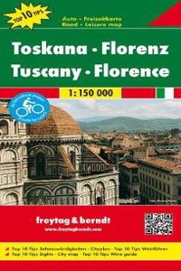 Tuscany - Florence Road Map 1:150 000