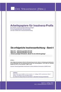 Die erfolgreiche Insolvenzanfechtung - Band 4