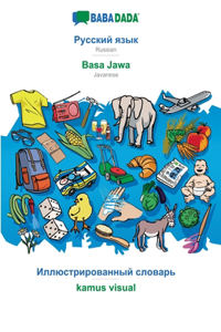 BABADADA, Russian (in cyrillic script) - Basa Jawa, visual dictionary (in cyrillic script) - kamus visual