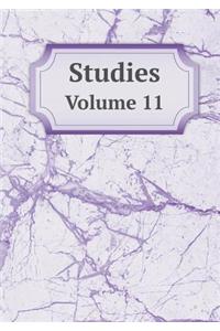 Studies Volume 11