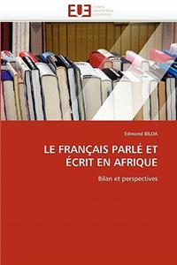 Le français parlé et écrit en afrique