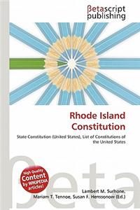 Rhode Island Constitution