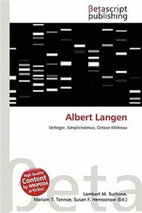 Albert Langen
