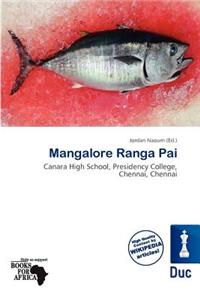 Mangalore Ranga Pai