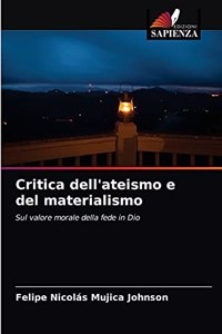 Critica dell'ateismo e del materialismo