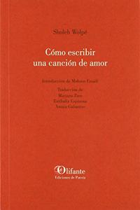 Como escribir una cancion de amor (Olifante) (Spanish Edition)