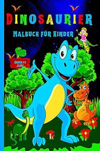 Dinosaurier Malbuch für Kinder