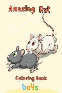 Amazing Rat Coloring book Boys