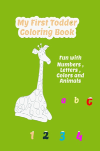 My First Toddler Coloring Book