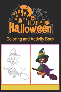 Halloween Coloring and Activity Book