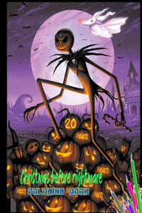 Christmas before nightmare coloring book