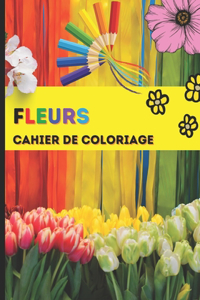 Fleurs cahier de coloriage