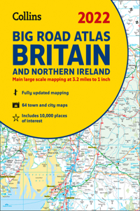 2022 Collins Big Road Atlas Britain and Northern Ireland