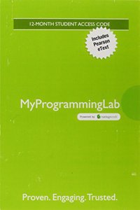 Mylab Programming with Pearson Etext -- Access Card -- For Introduction to Java Programming and Data Structures, Comprehensive Version