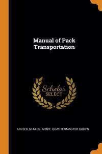 Manual of Pack Transportation